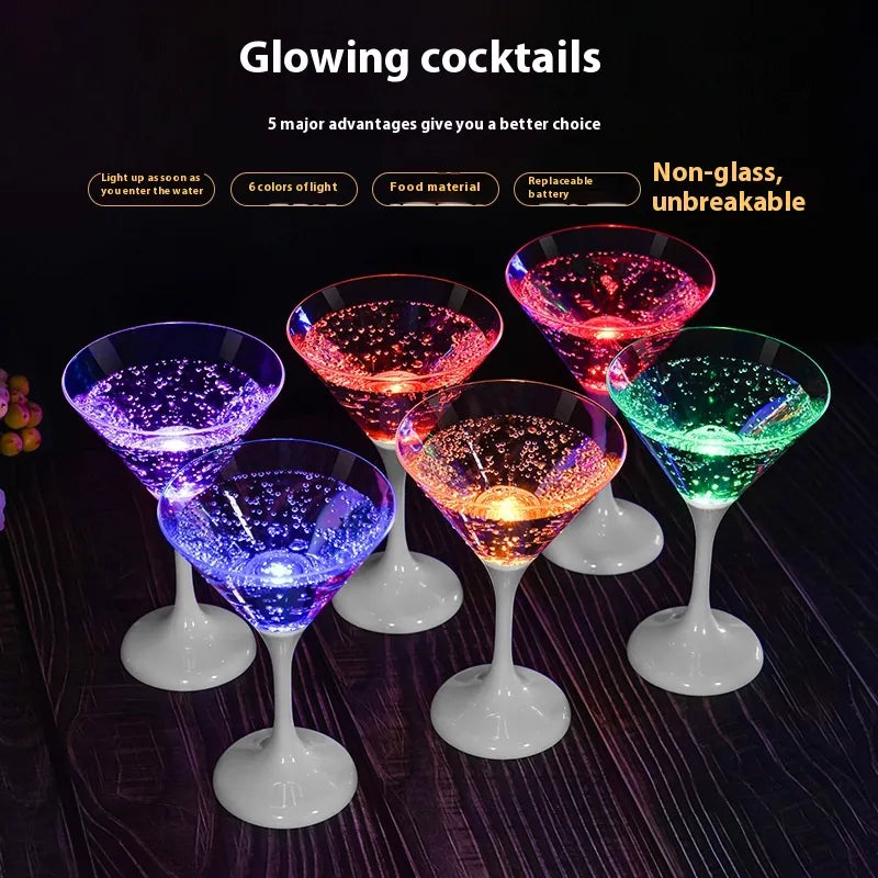 GlasGlo™ - LED Light Wine Glasses