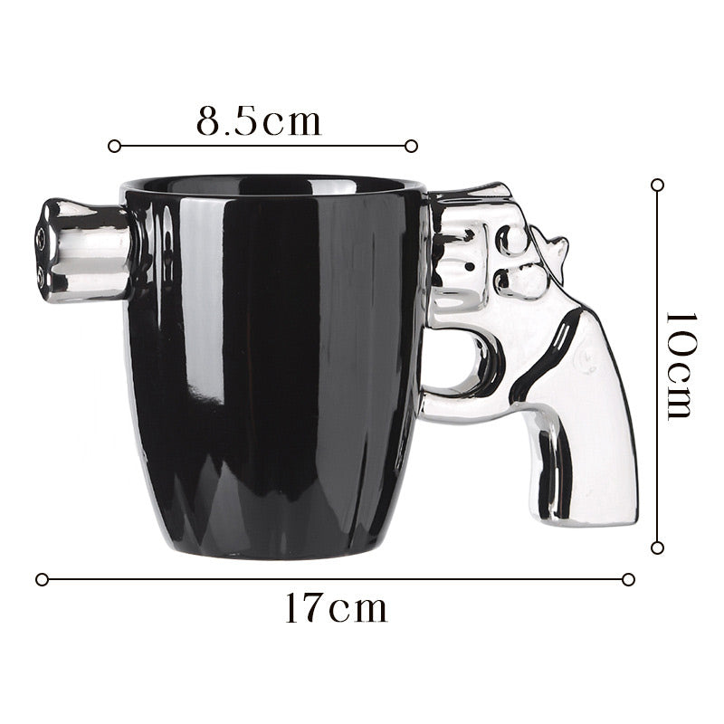 GunMug™ - Creative Novelty Coffee Mug with Revolver Handle