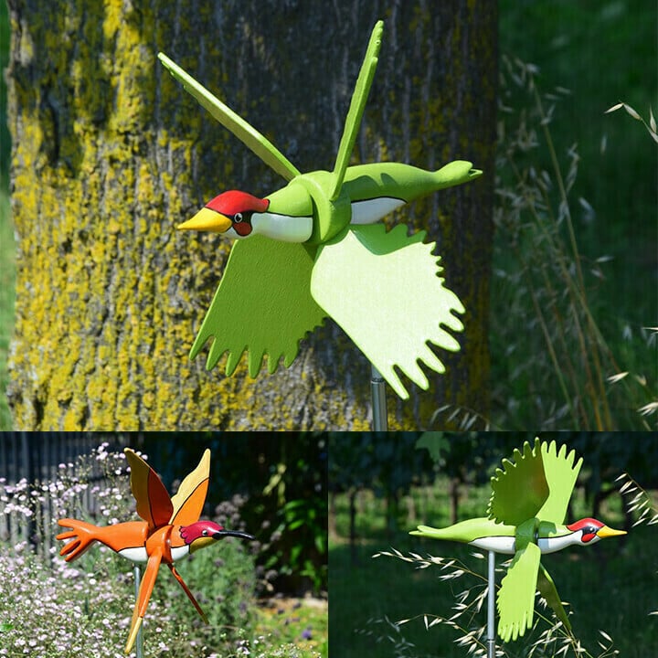 BreezeBird™ — Turn Your Garden into a Colorful Bird Catcher with Fascinating Spins