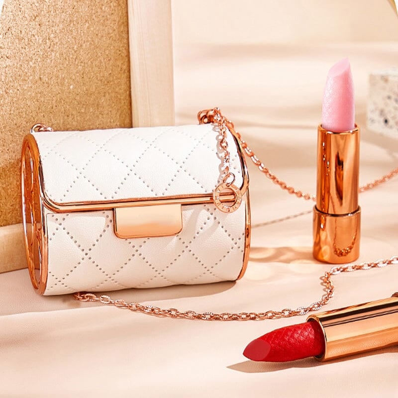 GlossBag™ - Velvet Matte Lipstick Set with Chain Bag