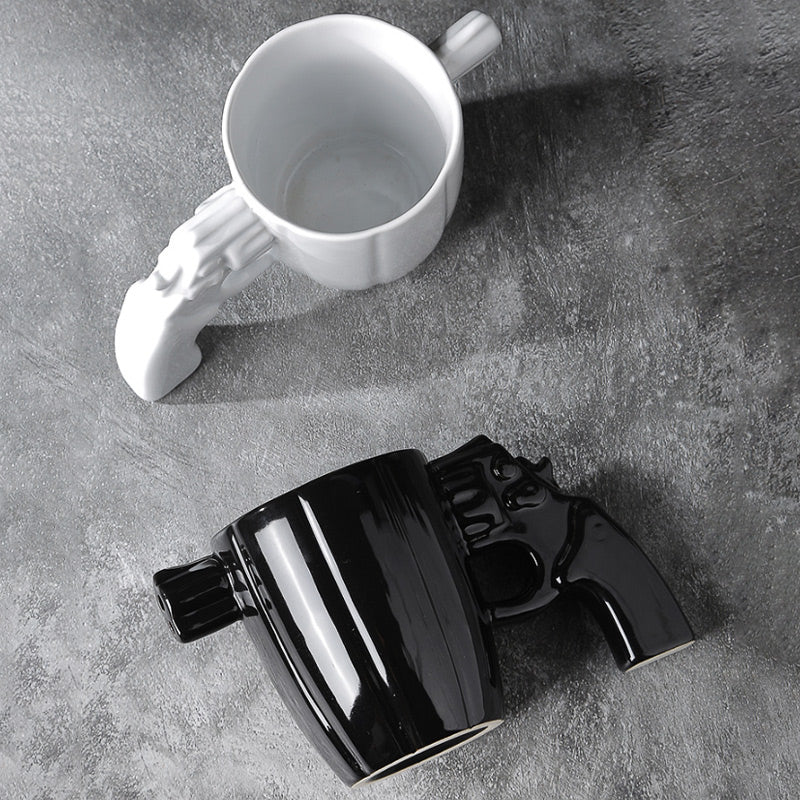 GunMug™ - Creative Novelty Coffee Mug with Revolver Handle