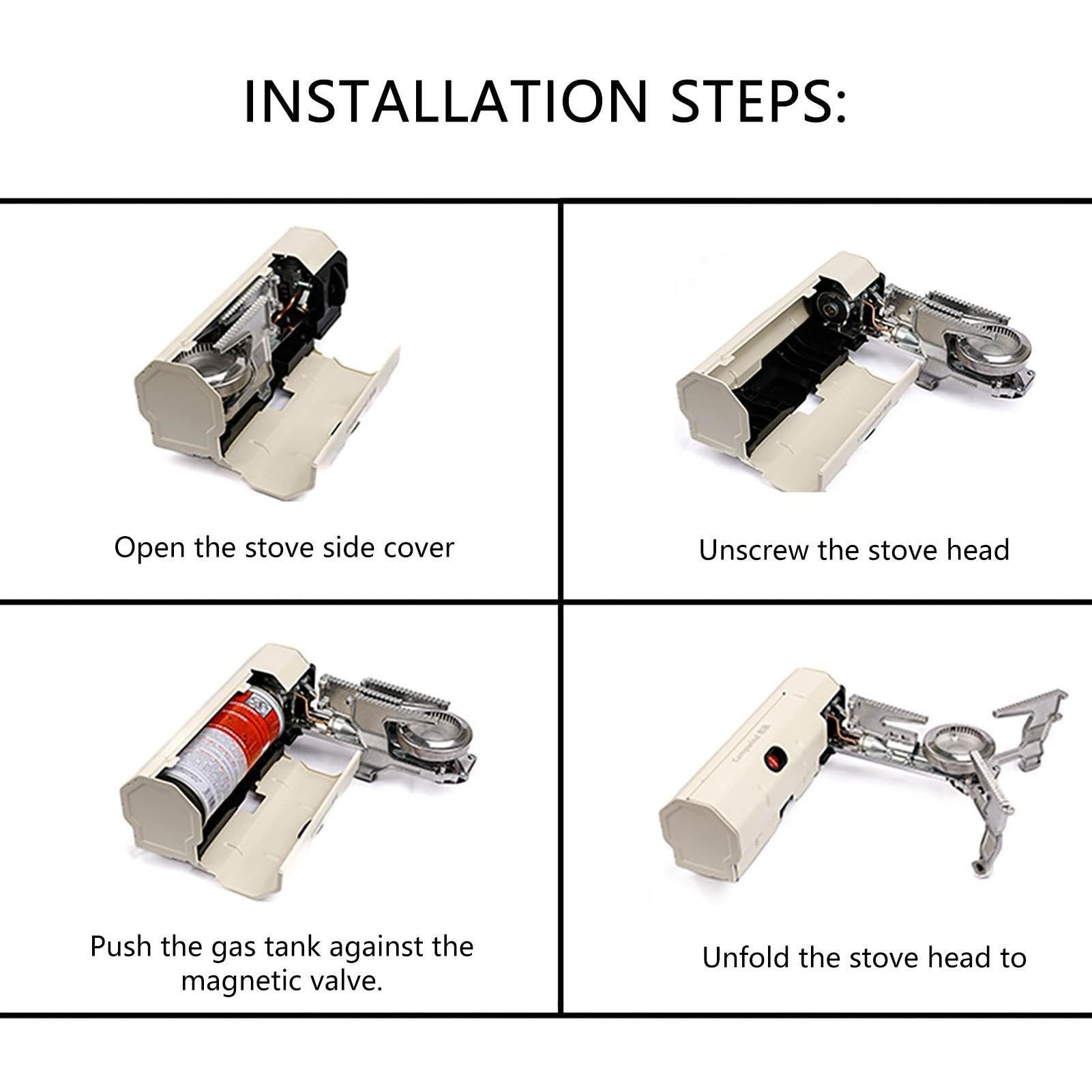 FlameFold™ - Compact Folding Spyder Camping Gas Stove