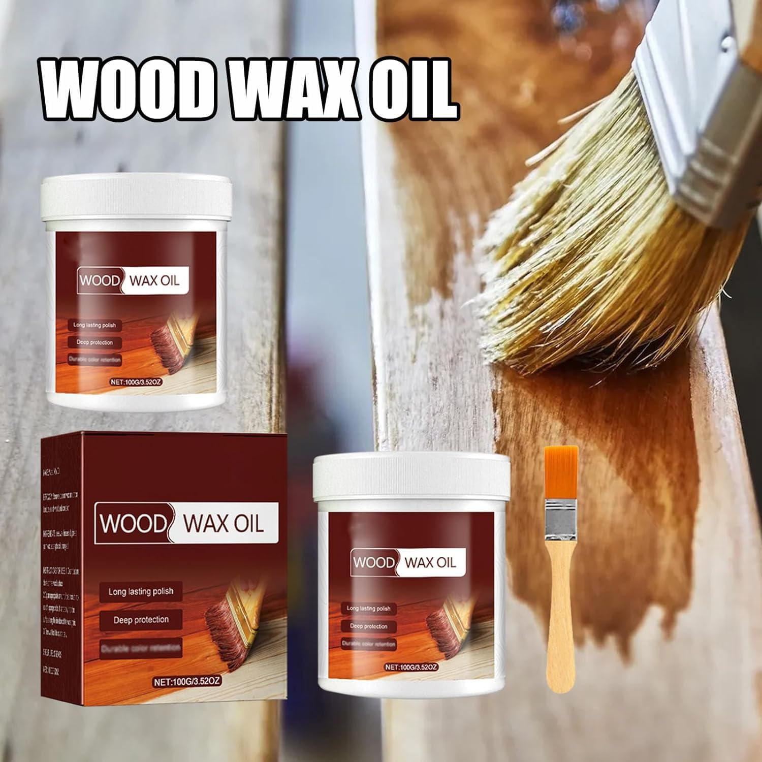 1+1 FREE | Wood Wax Oil™ — Protect Your Wood with Radiant, Long-lasting Beauty