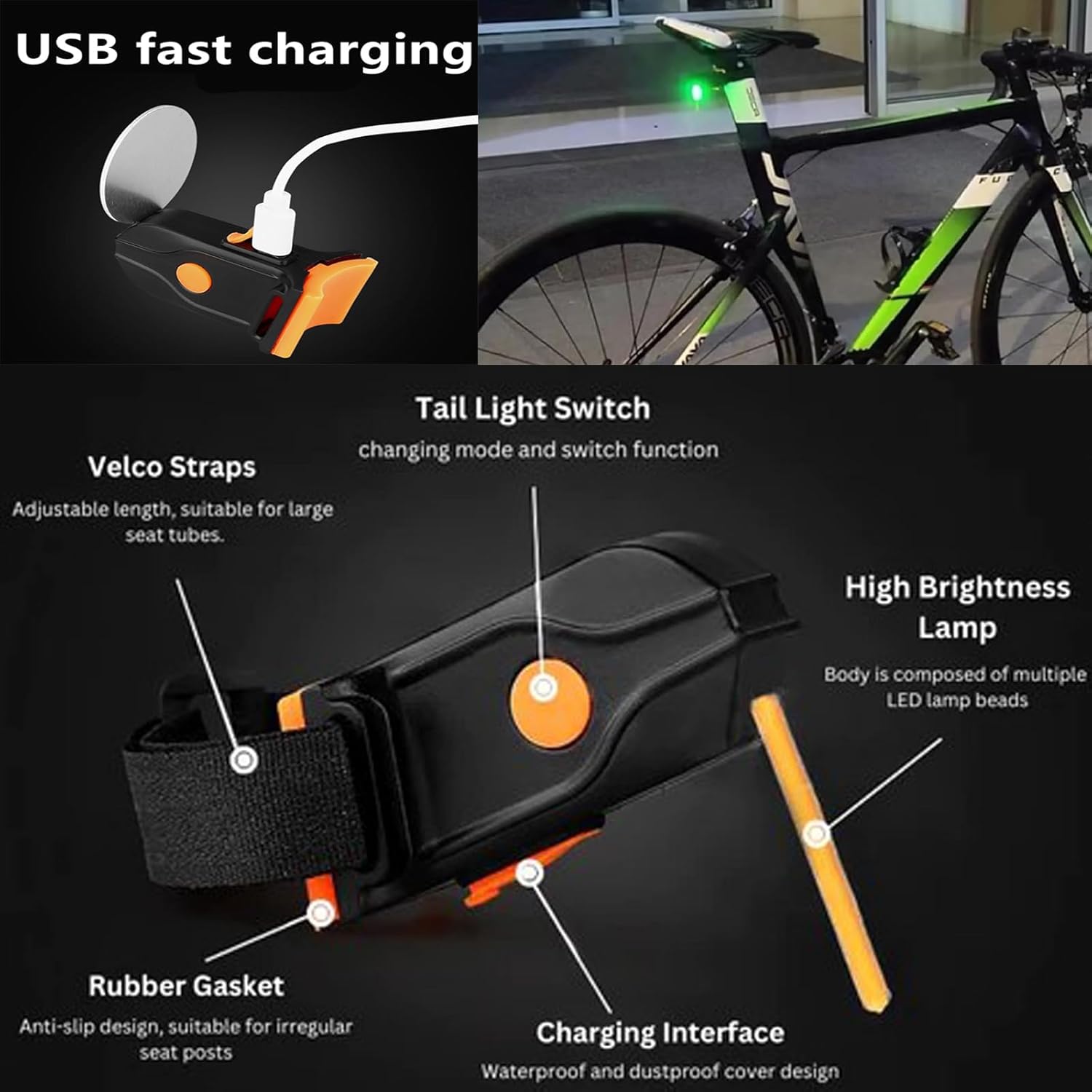 1+1 FREE | GlowCycle™ LED Bicycle Rear Light