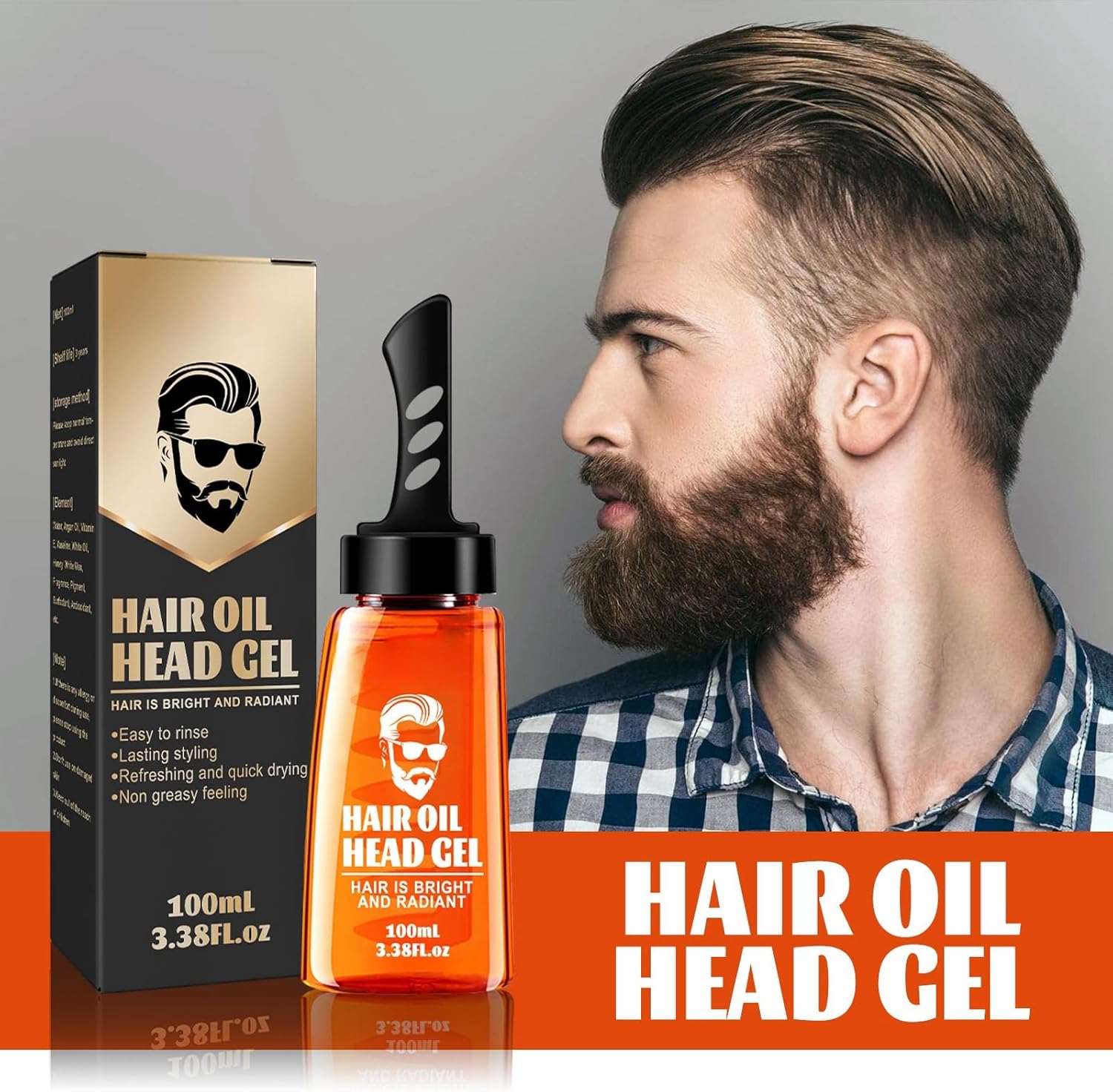 StyleComb™ - 2-in-1 Hair Gel with Comb
