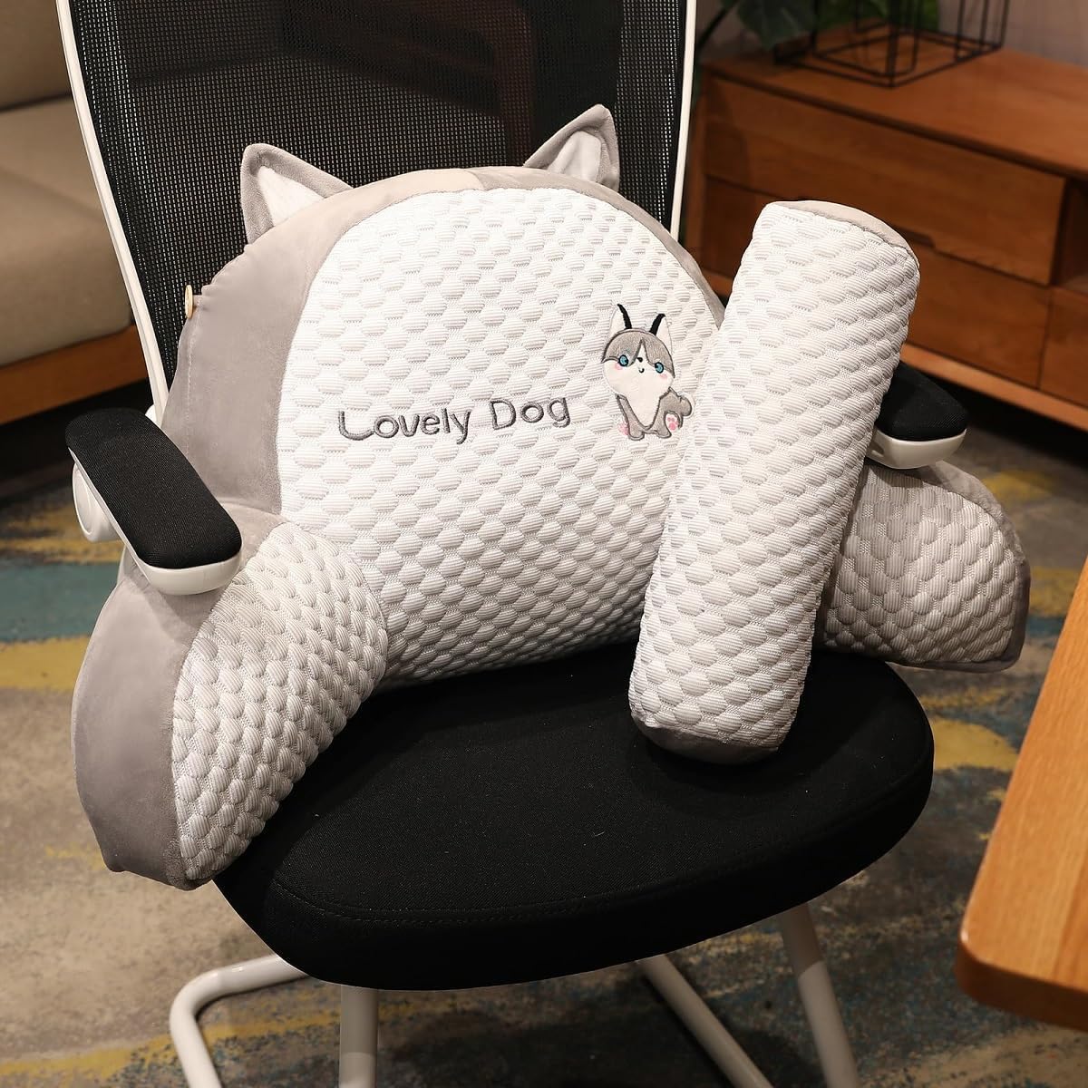 ComfyCush™ - Comfortable, Soft, Removable Back Support Cushion