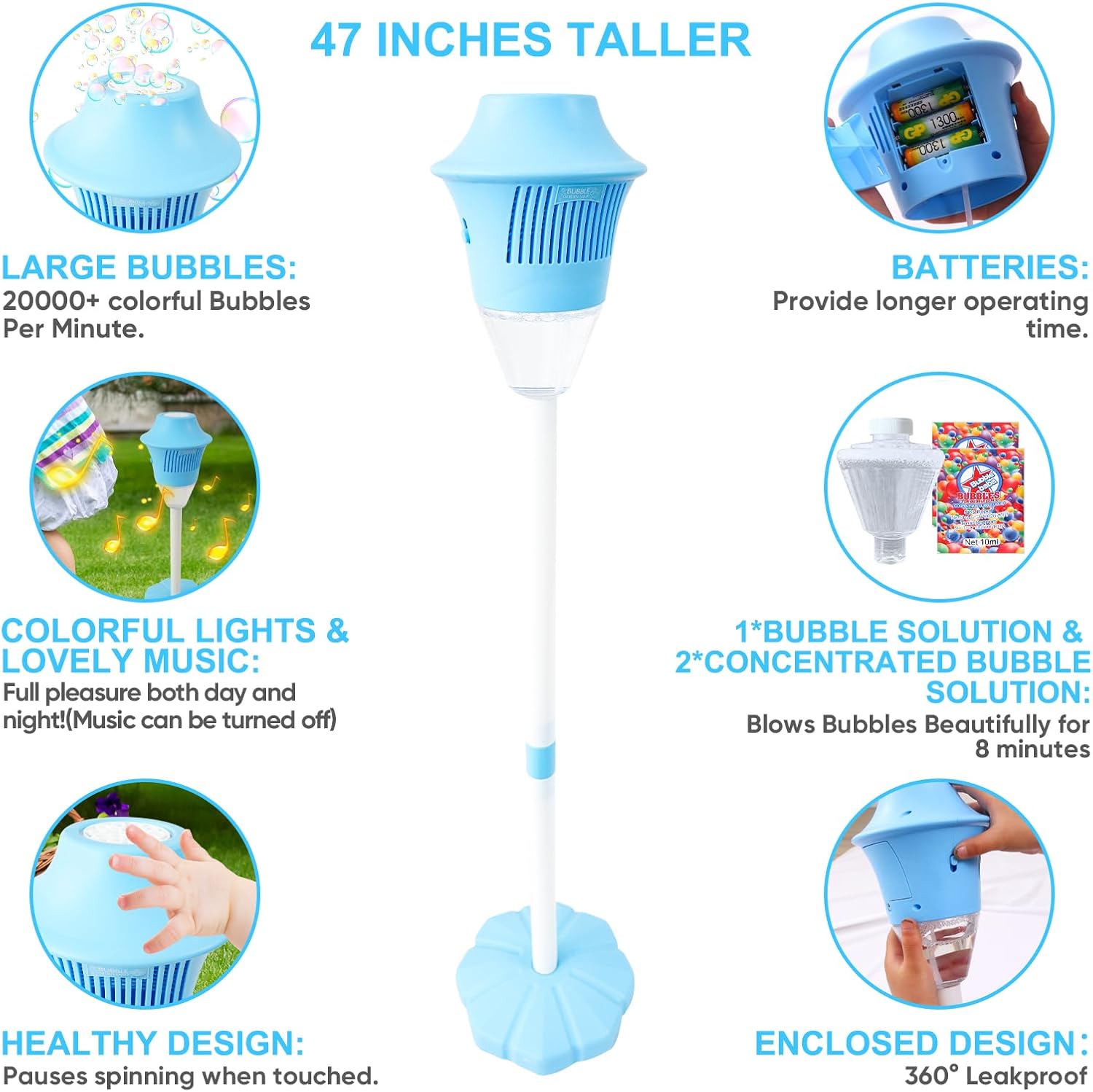 BubbleStorm™ - Portable Bubble Maker for Kids