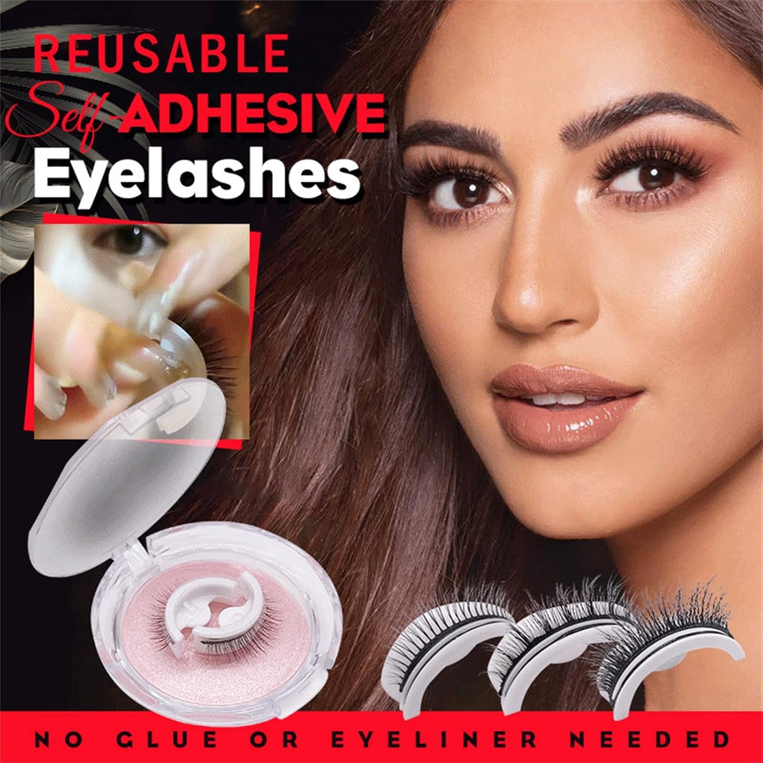 1+1 FREE | Reusable Self-Adhesive Eyelashes™ - Naturally Looking and Easy to Handle Eyelashes!