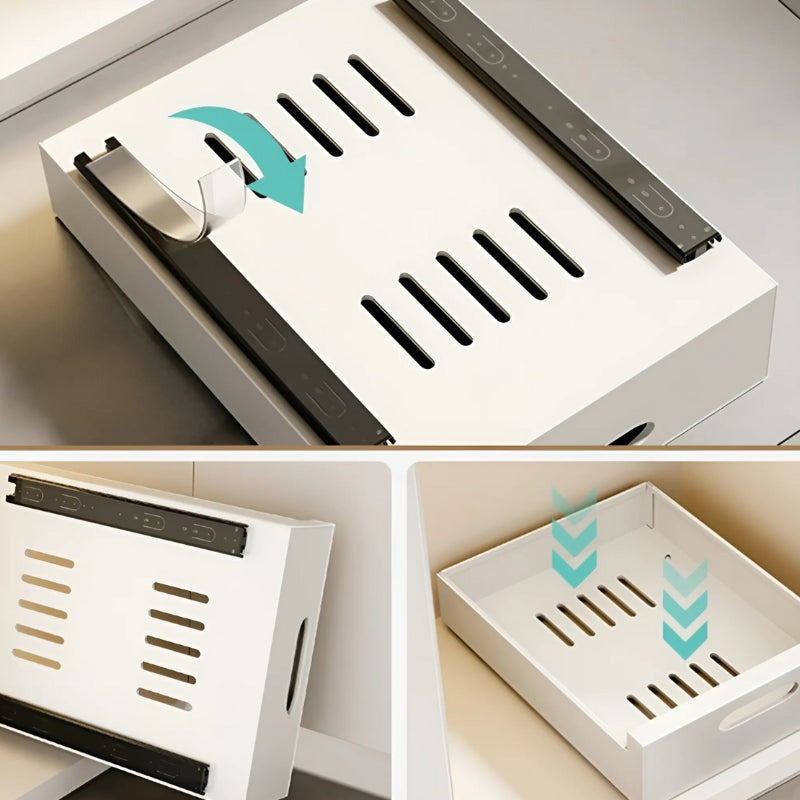GlideNest™ Organizer – Transform Your Kitchen Chaos into Calm, Reachable Order
