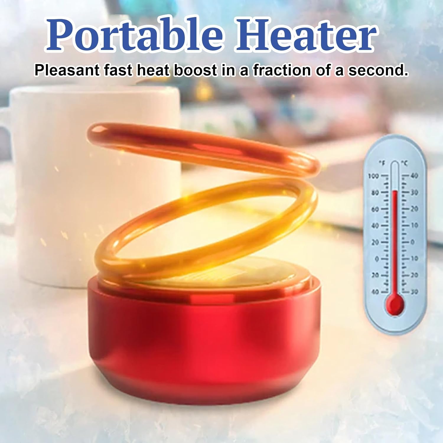 1+1 FREE | Portable Kinetic Molecular Heater™ Enjoy efficient heat anywhere