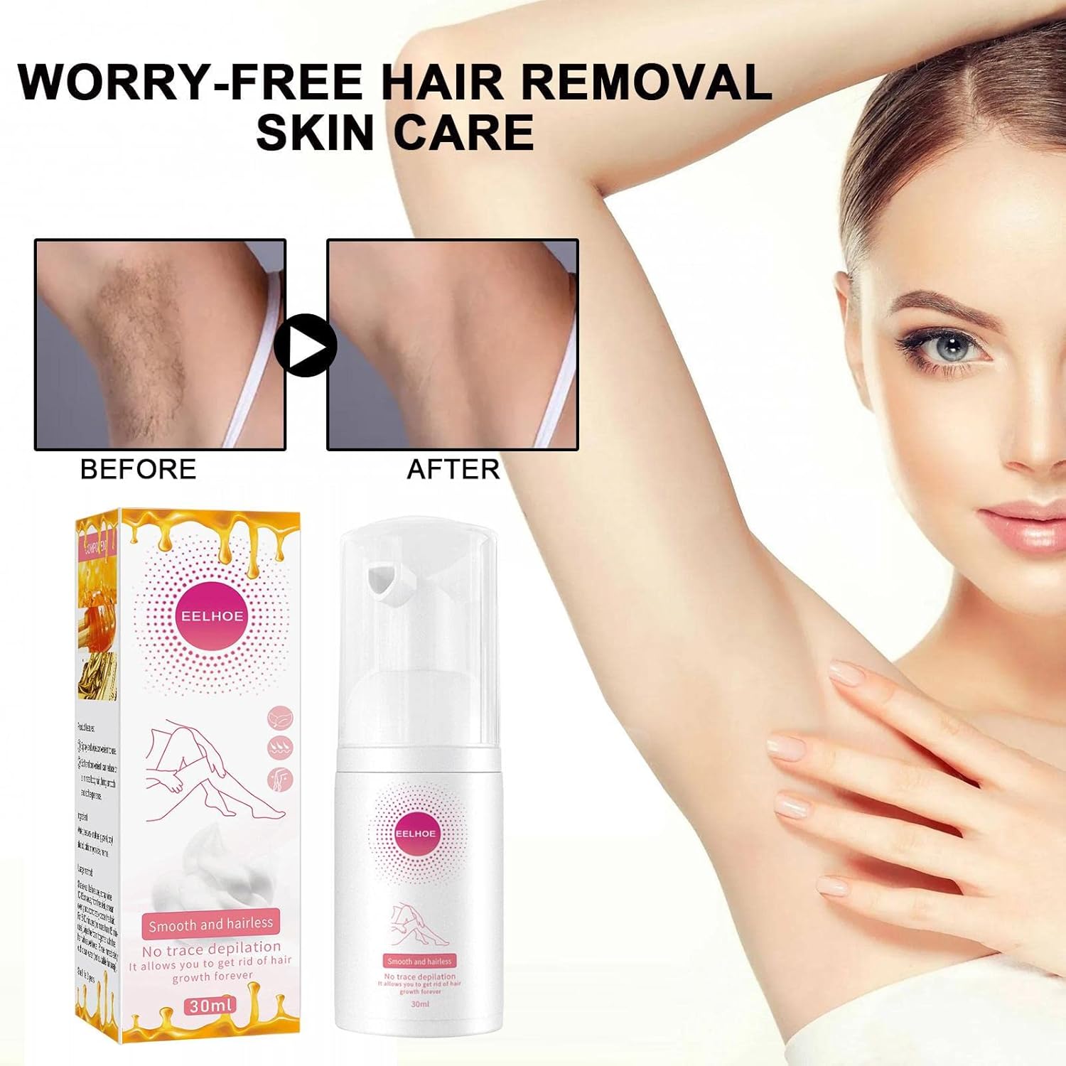 1+1 FREE | Silké™ Mousse Hair Removal Spray