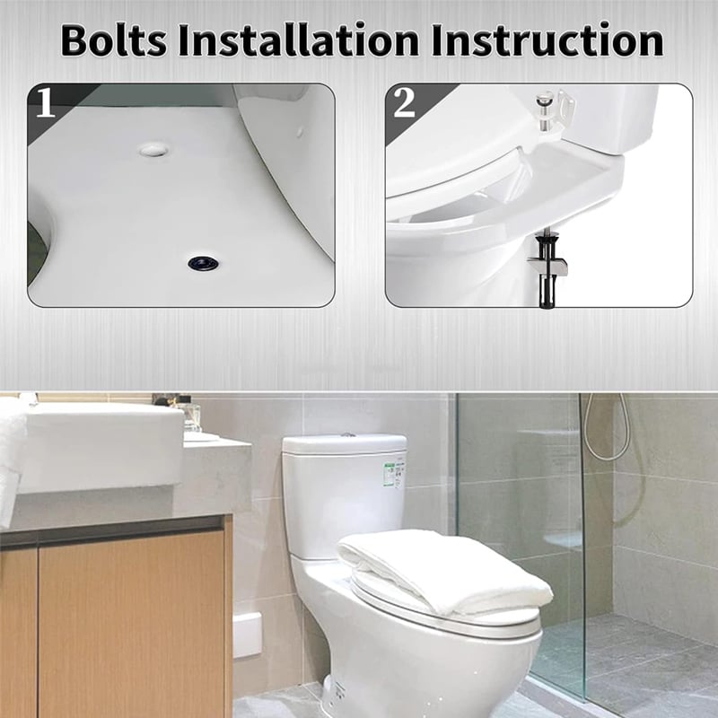 5+5 Free | TightBolt™ Universal Toilet Seat Screw Set!