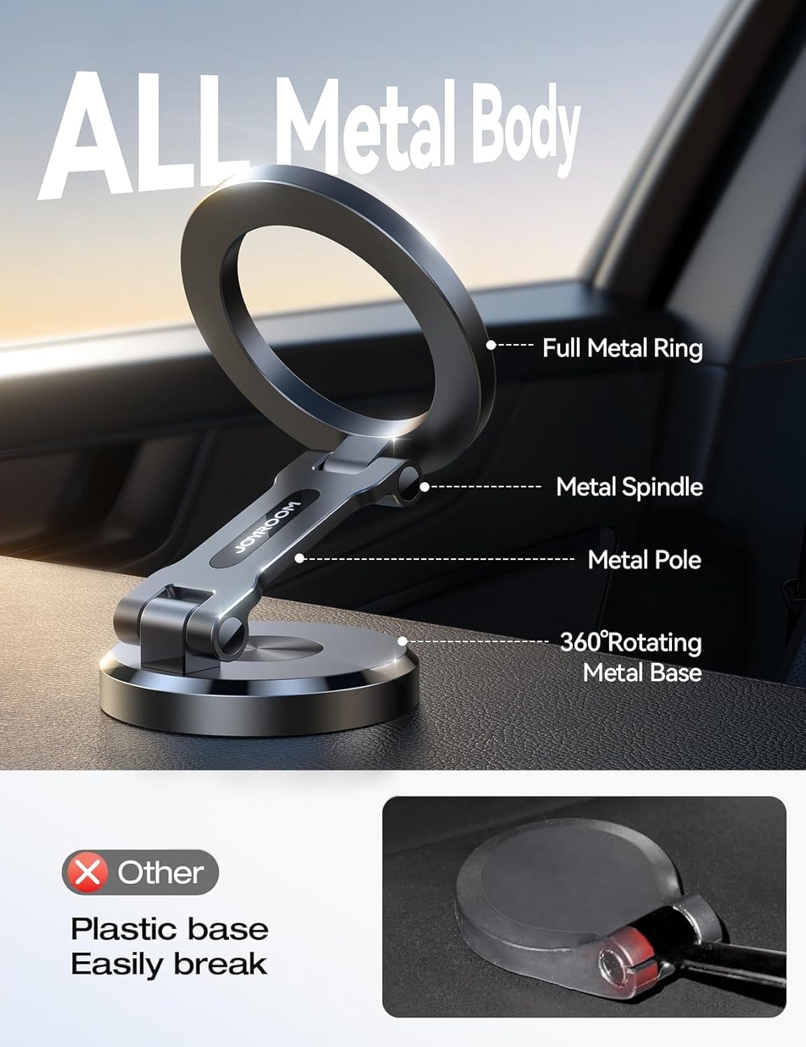 MagHold™ - Ultra Magnetic Car Phone Holder