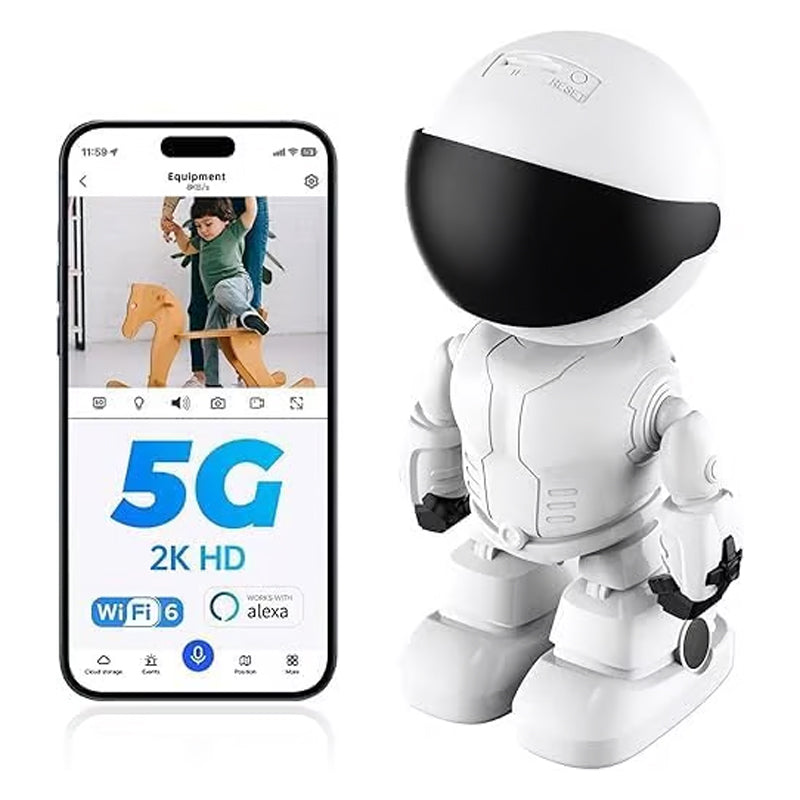 Visionix™ - Wireless Indoor Motion Detection Robot Camera