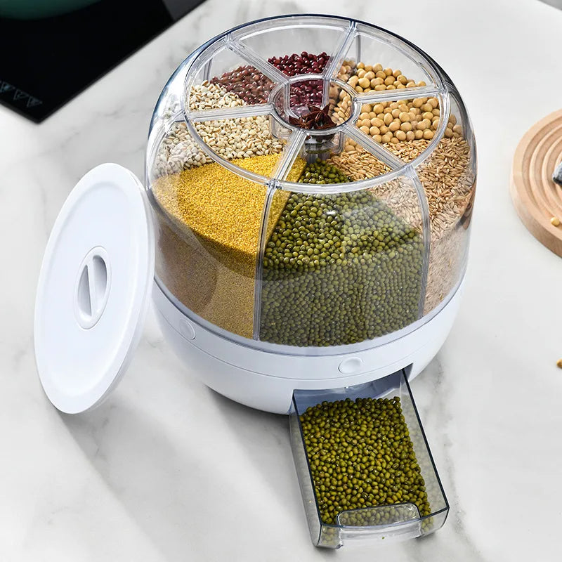 Grainix™ — Effortless Freshness and Instant Grain Access for a Functional Kitchen