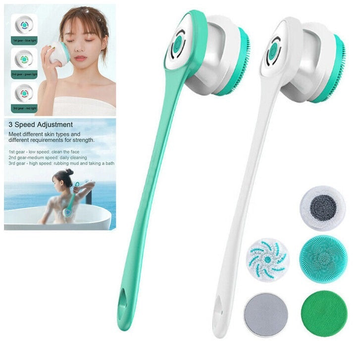 LuxeScrub™ Power Brush — Reveal silky, stress-free skin with every shower