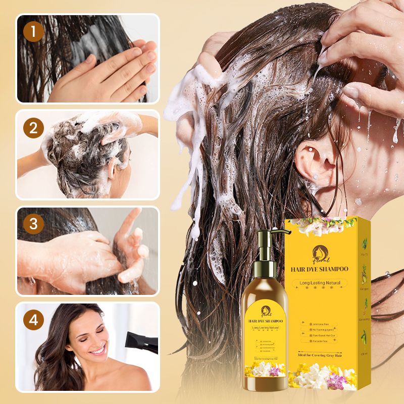 PureBlend™ - Long-lasting Natural Hair Dye Shampoo