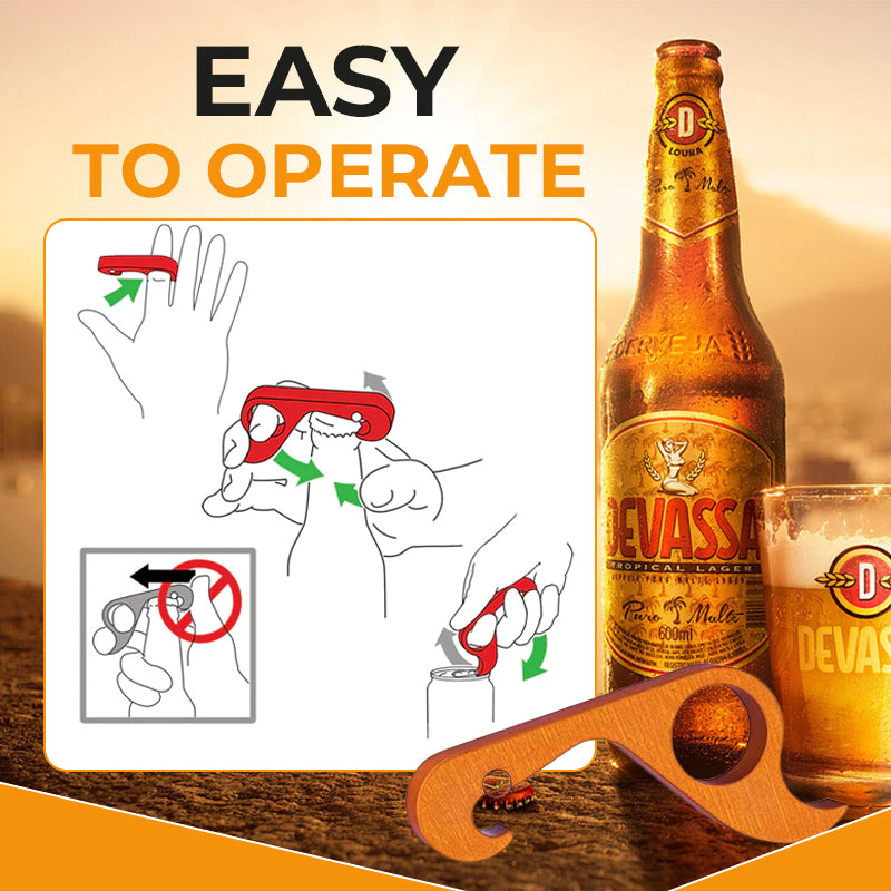 OneHandPop™ - Aluminum Alloy Bottle Opener