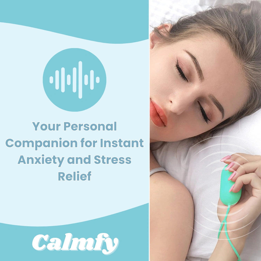 Calmfy™ Microcurrent Chill Pod — Quickly Reduces Stress for Deep Sleep and Clear Focus