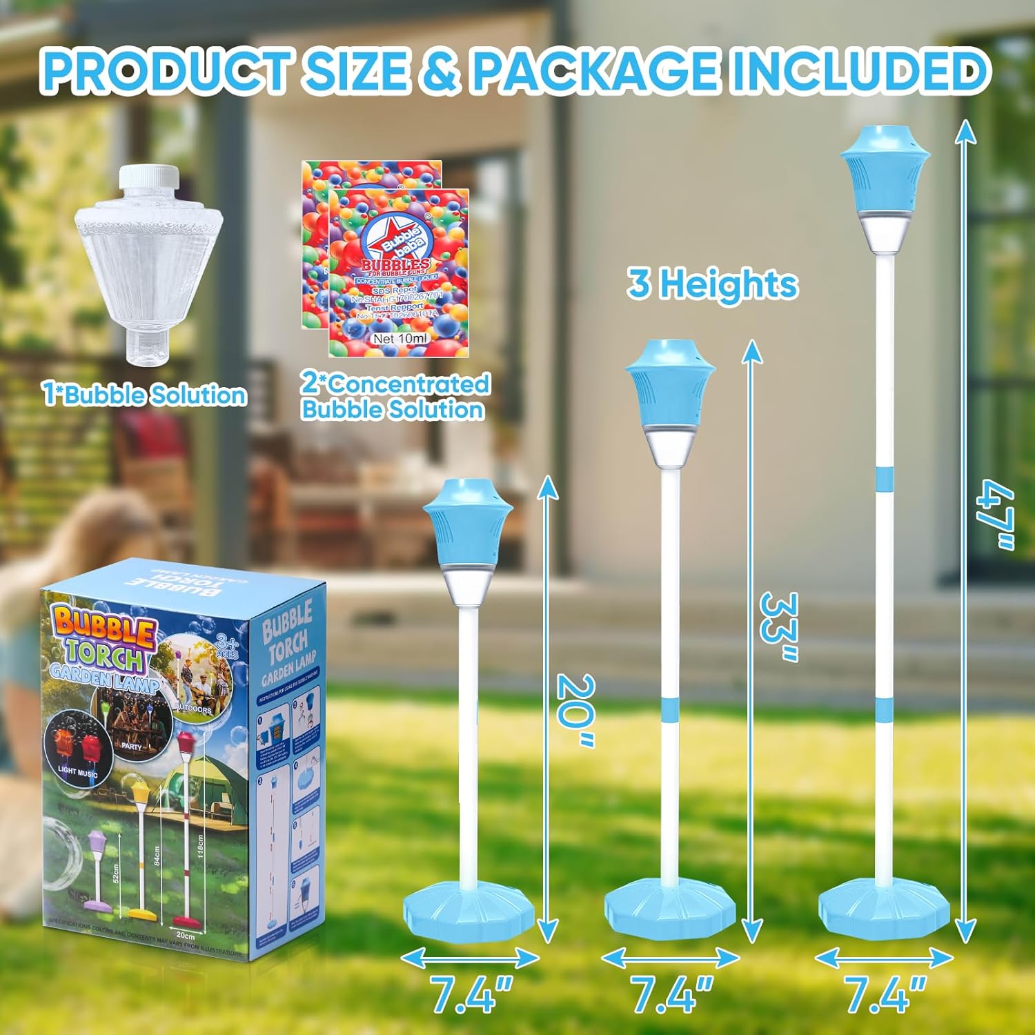 BubbleStorm™ - Portable Bubble Maker for Kids