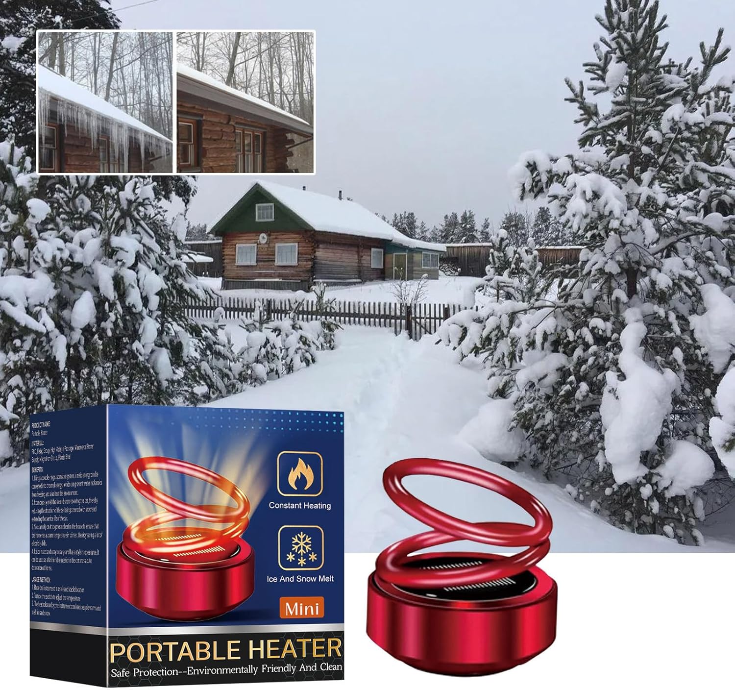 1+1 FREE | Portable Kinetic Molecular Heater™ Enjoy efficient heat anywhere
