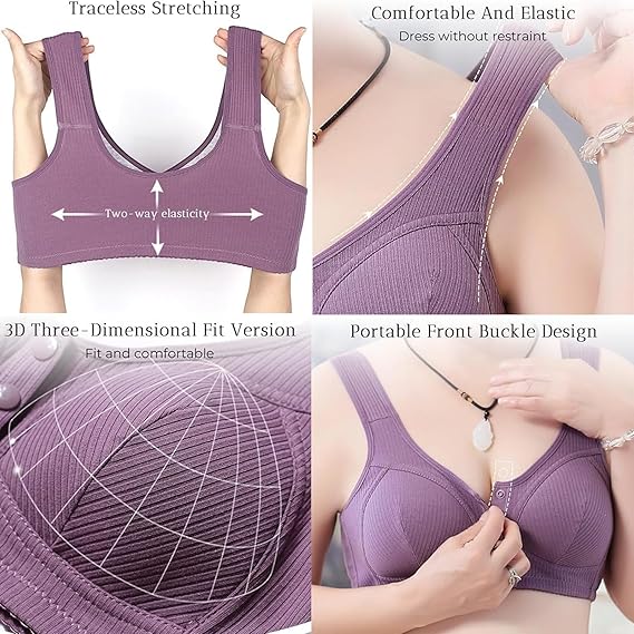 1+2 FREE | Lisa™ Comfortable Bra with Front Closure