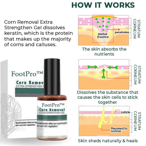 1+1 Free | FootPro™ - Corn Removal Extra Strength Gel