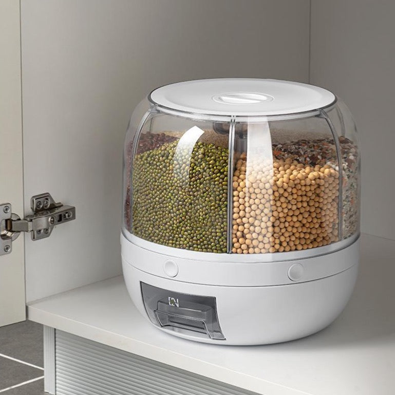 Grainix™ — Effortless Freshness and Instant Grain Access for a Functional Kitchen