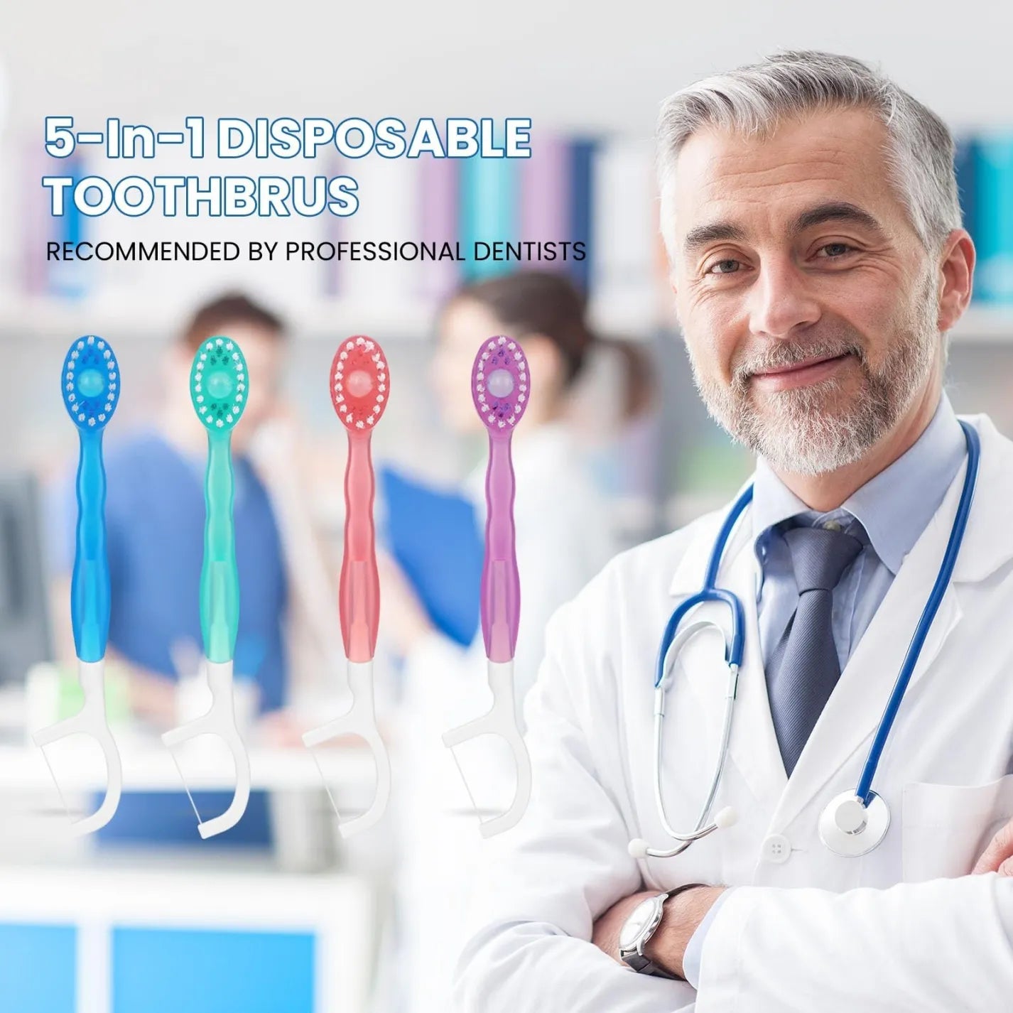 1+1 FREE | FreshKit™ 5 in 1 Mini Toothbrush