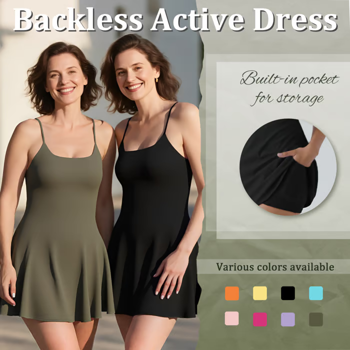VelaFlow™ Dress — freedom of movement, look flawless all day
