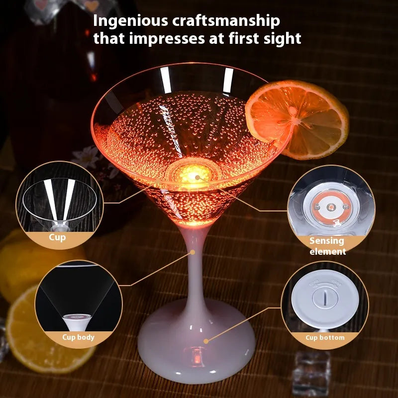 GlasGlo™ - LED Light Wine Glasses