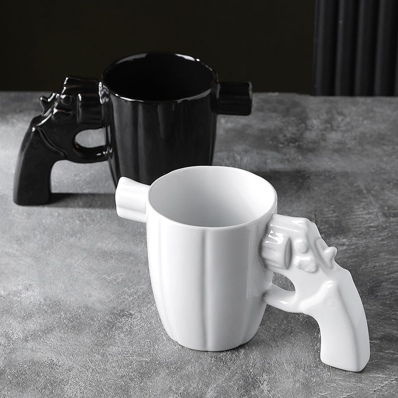 GunMug™ - Creative Novelty Coffee Mug with Revolver Handle