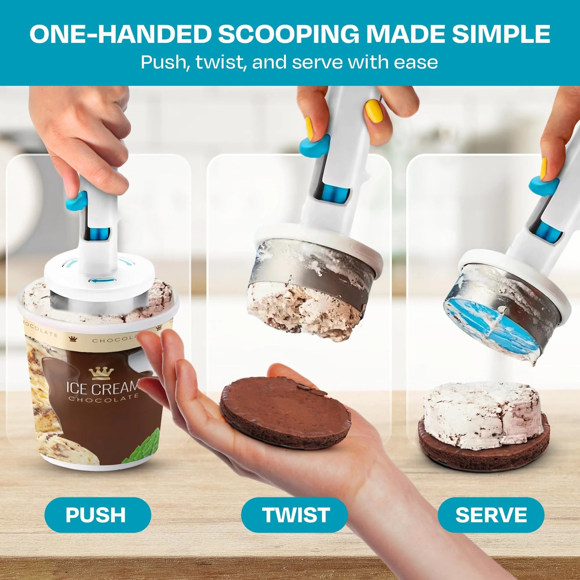 1+1 FREE | FrostServe Pro™ – Perfect Ice Sandwiches Ready Instantly, No Effort or Mess