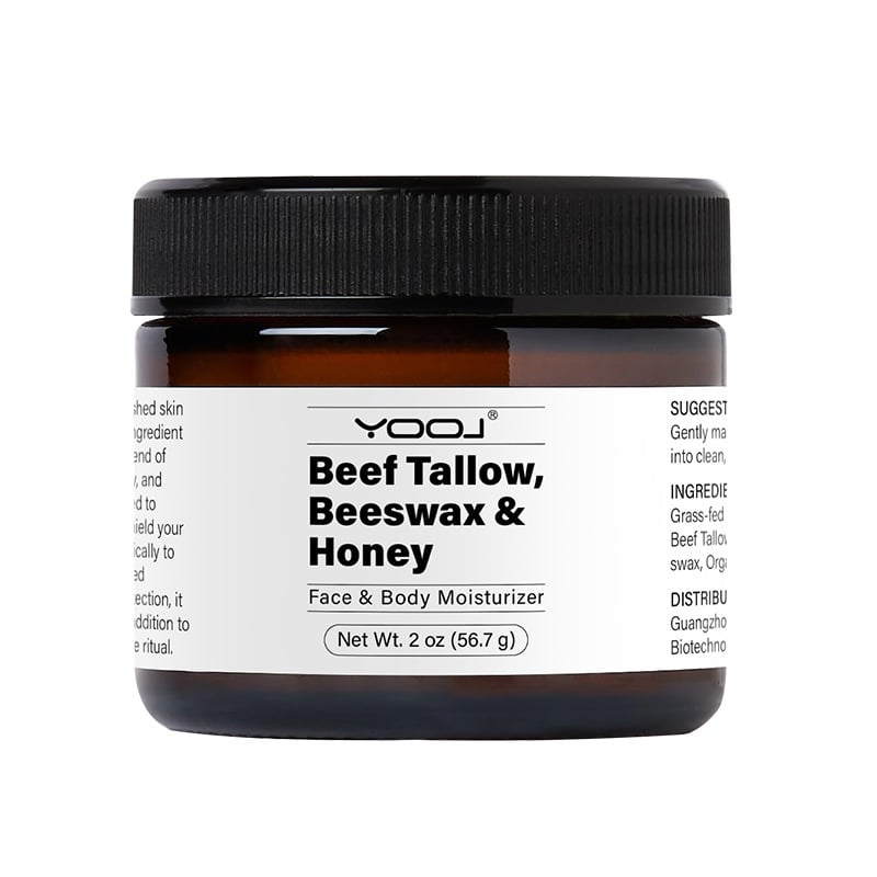 GlowTallow™ - Beef Tallow Beeswax and Honey Face Moisturizer - Handmade 100% Natural Moisturizer