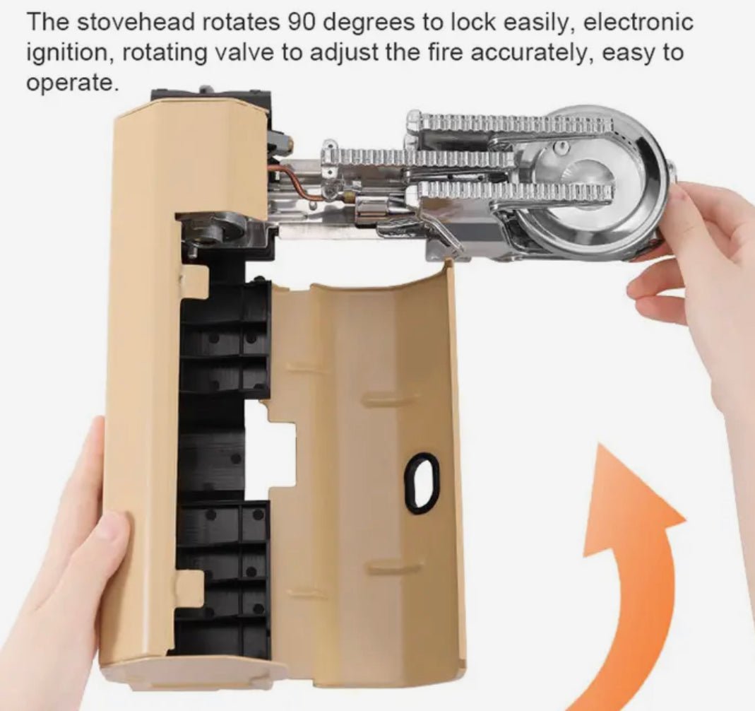 FlameFold™ - Compact Folding Spyder Camping Gas Stove