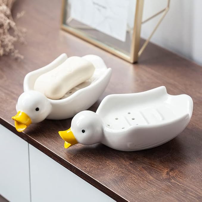 AquaQuack™ Soap Holder — Keep soap twice as fresh with playful charm