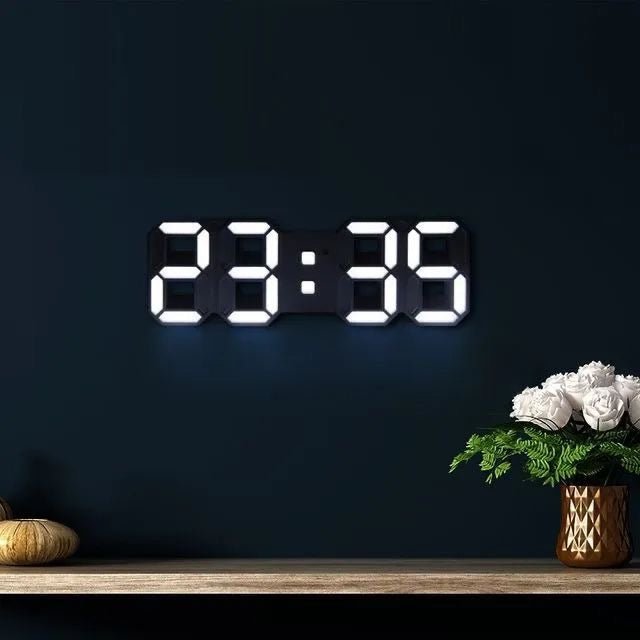 LumaPulse™ 3D LED Wall Clock – Transform Your Space with Stunning Mood-Enhancing Lighting