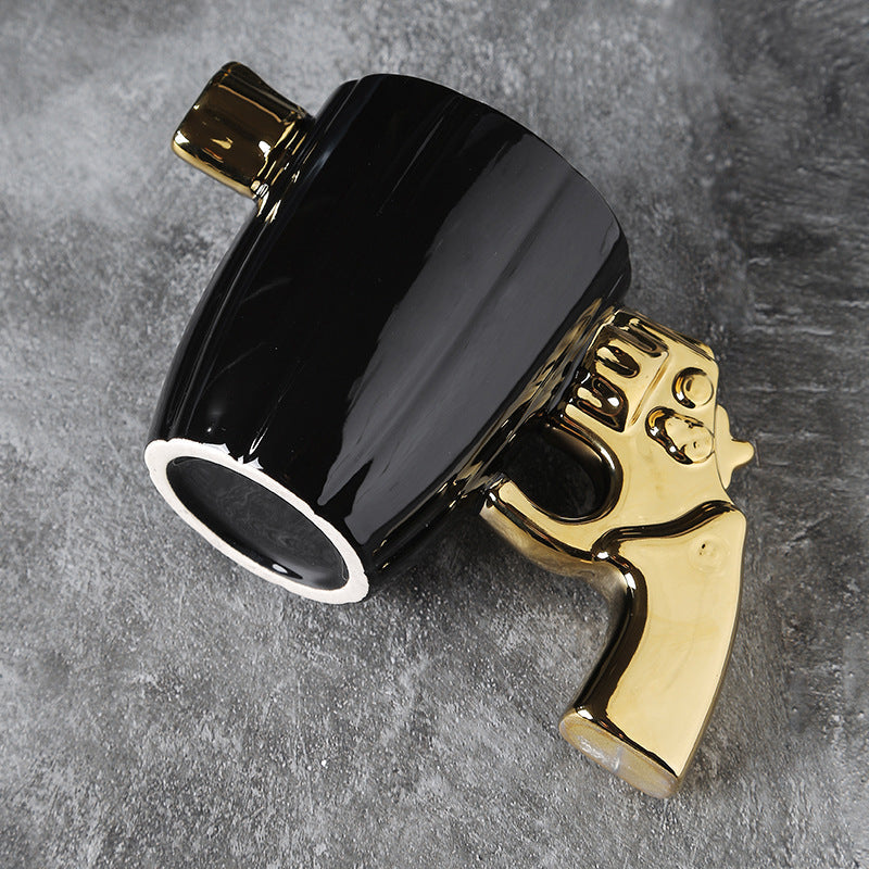 GunMug™ - Creative Novelty Coffee Mug with Revolver Handle