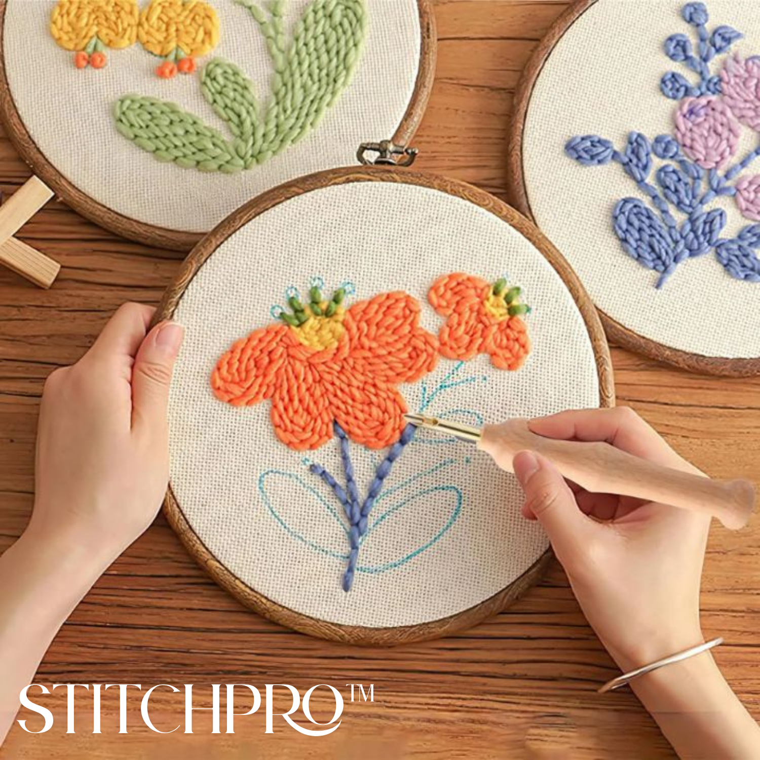 StitchPro™ - Effortlessly Perfect Embroidery!
