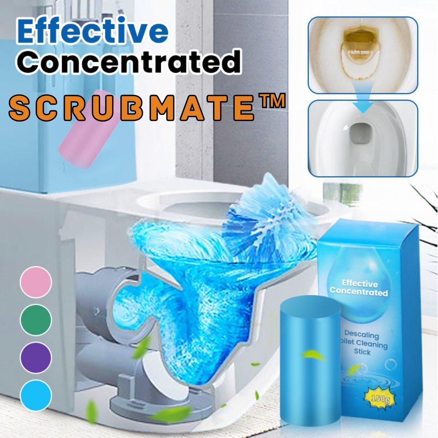 1+1 FREE | ScrubMate™ Effortlessly banish stubborn stains with the cleaning power