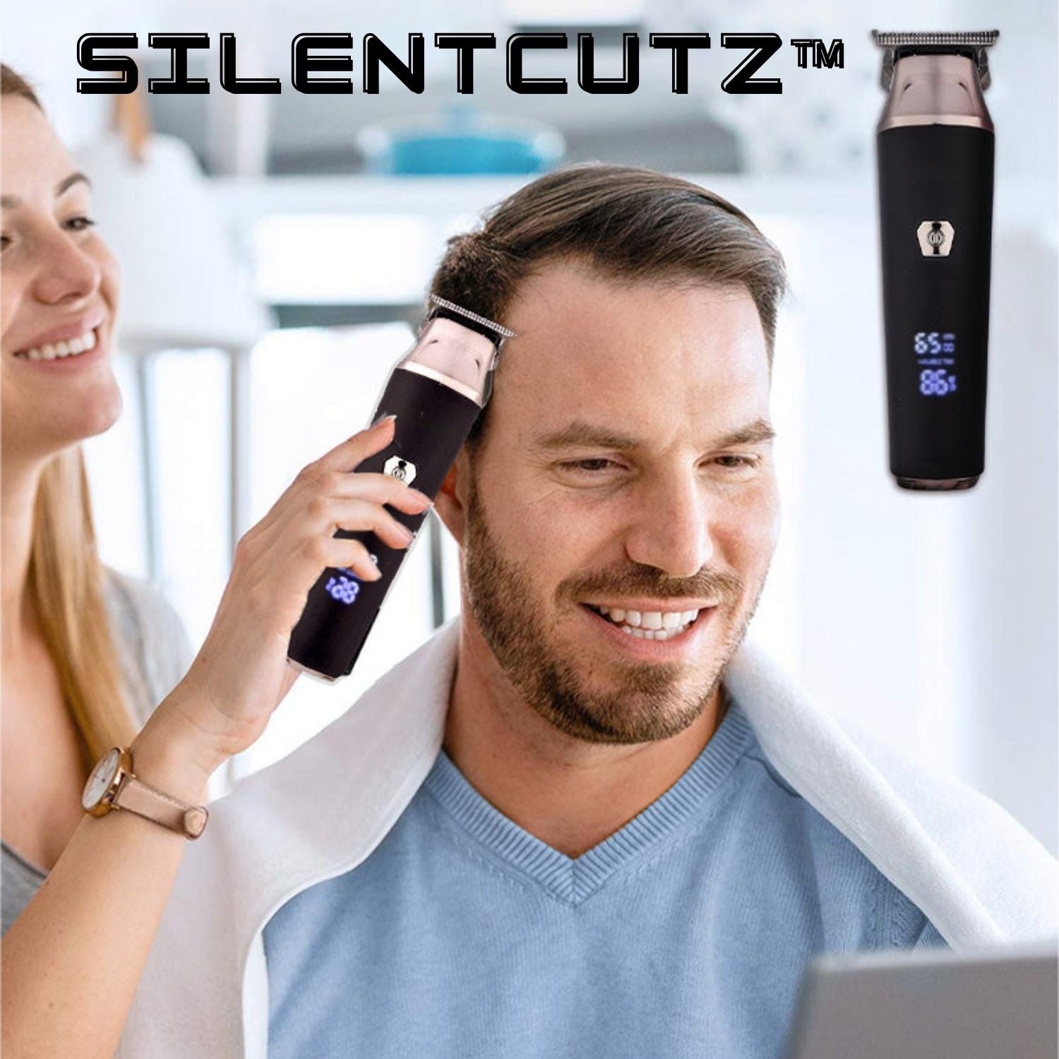 SilentCutz™ – Achieve salon-quality haircut results from the comfort of your home