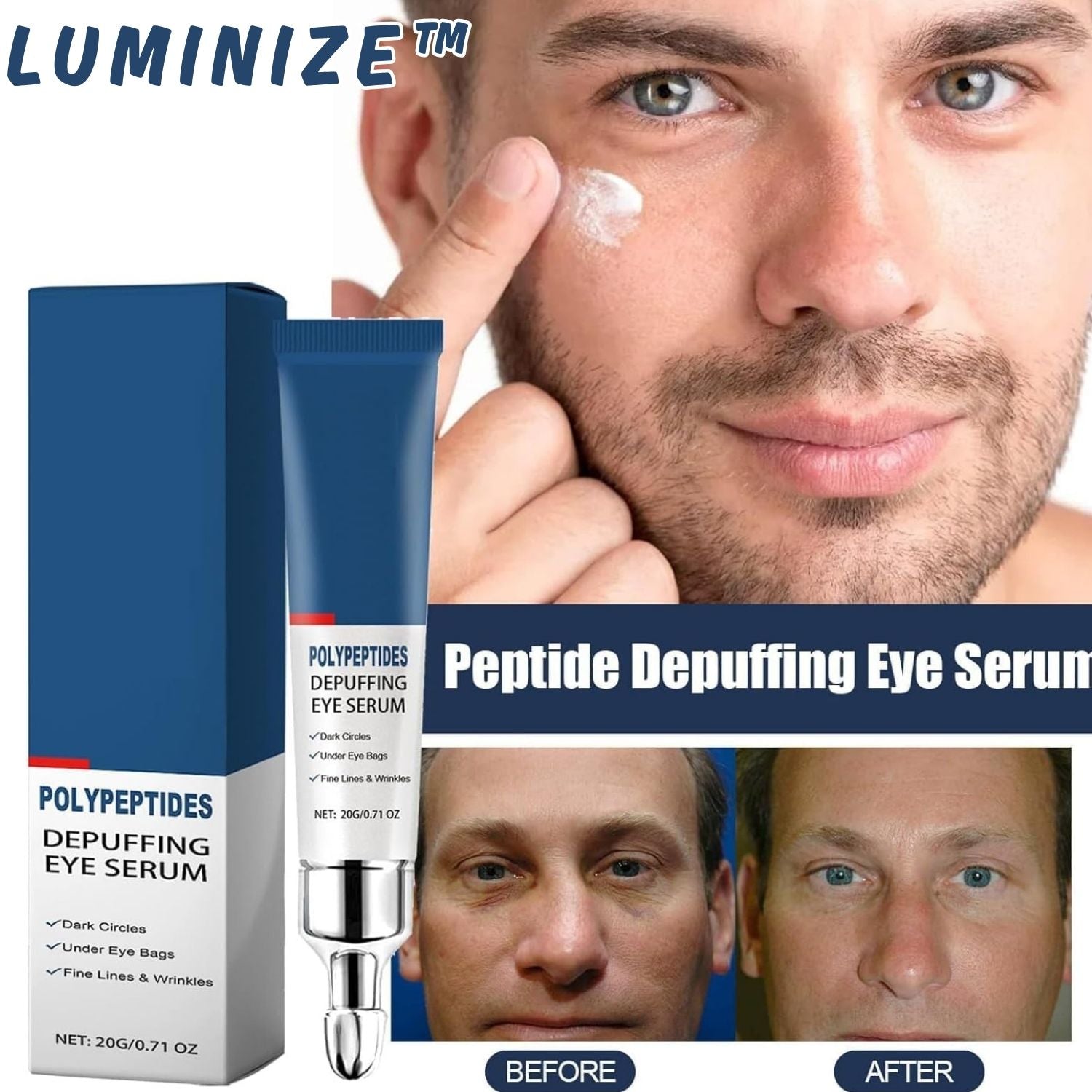 1+1 FREE | Luminize™ A clinically proven solution for annoying eye wrinkles and fine lines