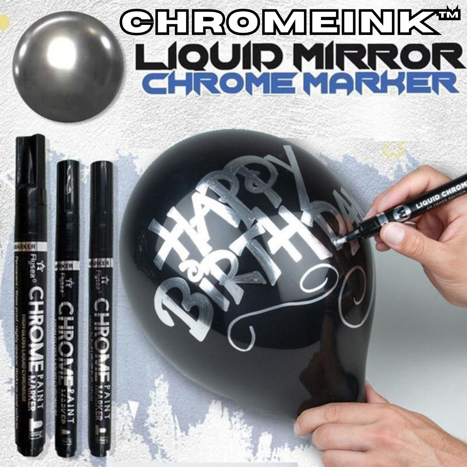 1+1 FREE | ChromeInk™ Makes Your Art Shine Brighter With Its Reflective Ink, Ensuring Stunning Results