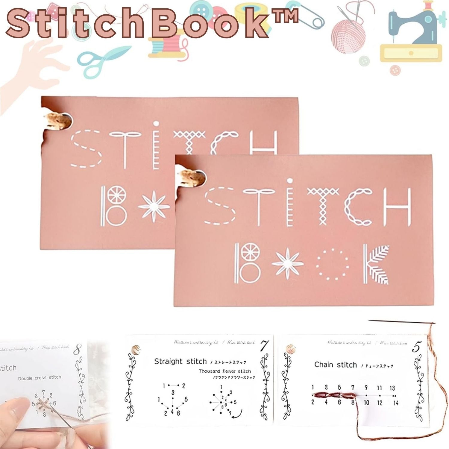 StitchBook™ - Keep Your Fabric Art Safe And In Shape