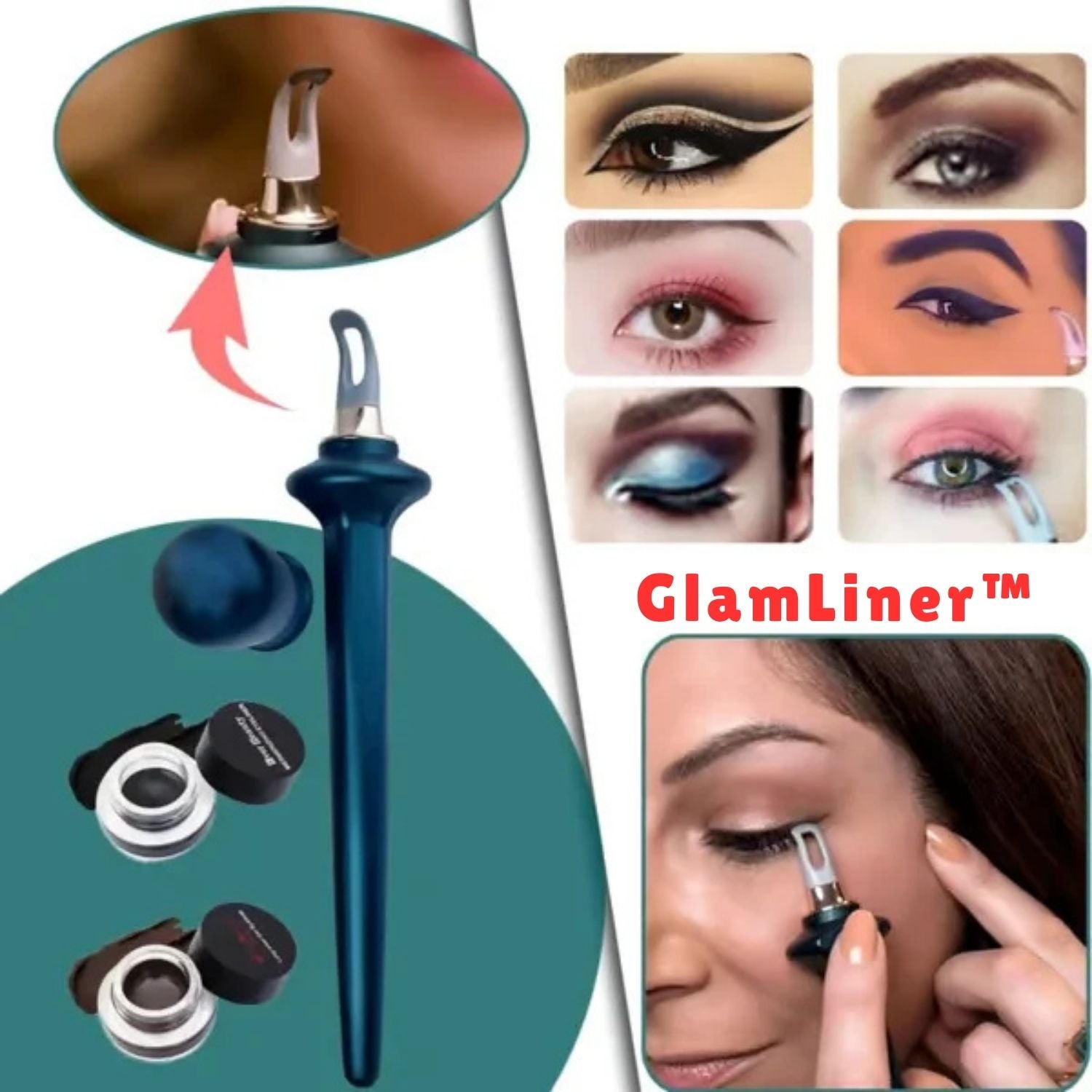 GlamLiner™ - Perfect Winged Eyeliner in Seconds!