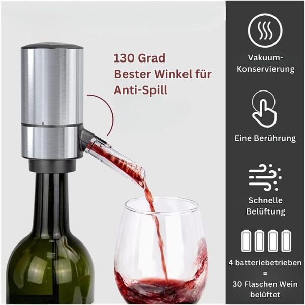 AeriBlend™ 3-in-1 Wine Aerator, Storage, and Dispenser