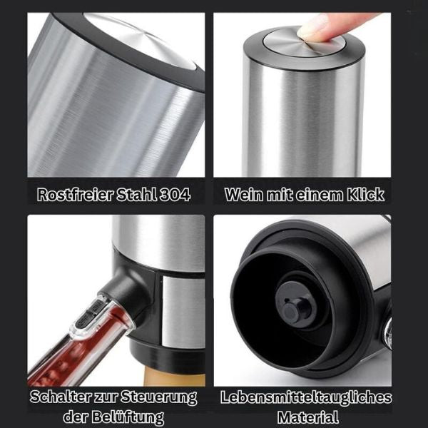 AeriBlend™ 3-in-1 Wine Aerator, Storage, and Dispenser