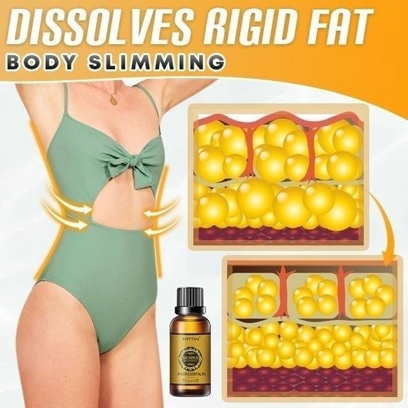 1+1 Free | Belly Drainage Ginger Oil - Made with natural oils to safely burn cellulite