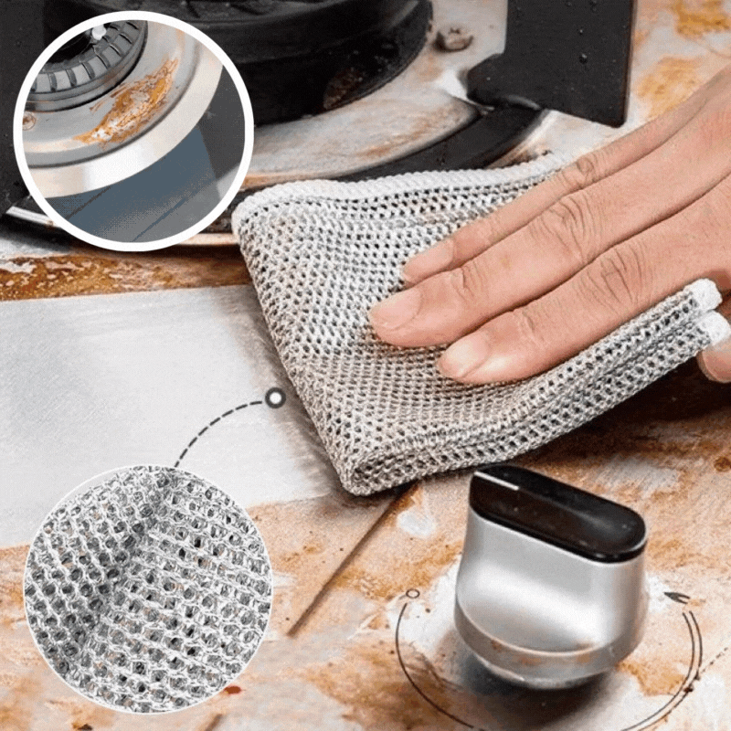 5+5 Free | WireCloth™ Multifunctional Dish Cloth!