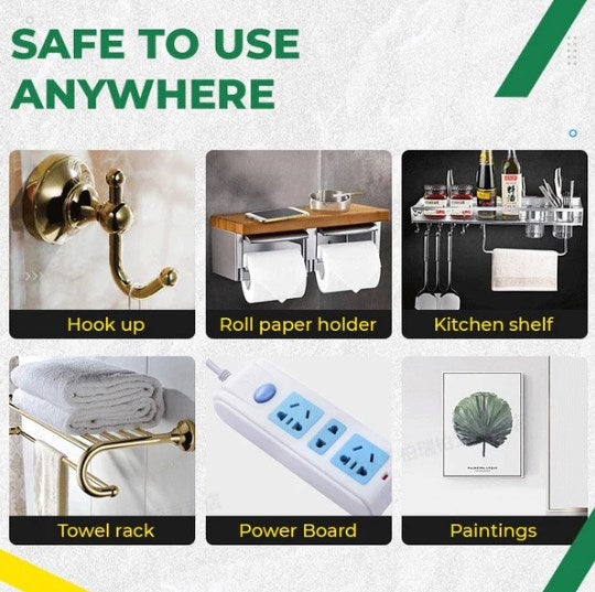 1+1 FREE | All-purpose adhesive™ - Strong hold, invisible and nail-friendly!